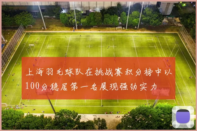 上海羽毛球队在挑战赛积分榜中以100分稳居第一名展现强劲实力